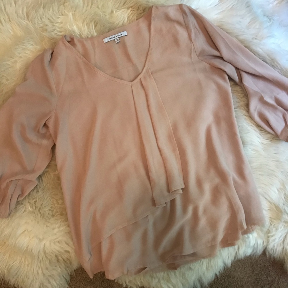 Tan blouse